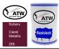 Preview: Subaru, Claret Metallic, 265: 500ml Lackdose, von ATW Autoteile West.